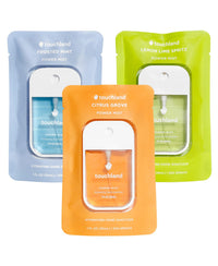 Thumbnail for Touchland Hydrating Hand Sanitizer Spray, FRESH Trio Set (Mint, Citrus, Lemon Lime), 1 FL. OZ. Travel Size Power Mist Sprays (Set of 3)