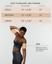 Thumbnail for Sports Research Sweet Sweat Arm Trimmers - Premium Sweat-Enhancing Fitness Arm Wrap - Neoprene · Adjustable Sizing · for Women & Men