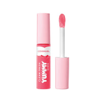 Thumbnail for COVERGIRL Clean Fresh Yummy Gloss – Lip Gloss, Sheer, Natural Scents, Vegan Formula - Glamingo Pink