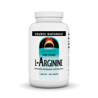 Thumbnail for Source Naturals L-Arginine Free Form* - 1000 mg, 200 Tablets