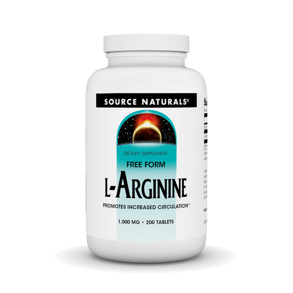 Source Naturals L-Arginine Free Form* - 1000 mg, 200 Tablets