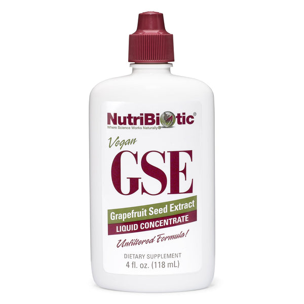NutriBiotic ??GSE, 4 Oz Liquid | The Original Grapefruit Seed Extract Premium Concentrate with Bioflavonoids | Vegan, Gluten Free, Non-GMO