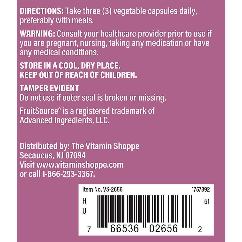 The Vitamin Shoppe Tart Cherry Extract - Post-Workout Recovery & Antioxidant | Freeze-Dried Montmorency | 90 Veggie Caps | Non-GMO