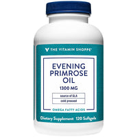 Thumbnail for The Vitamin Shoppe Evening Primrose Oil 1300mg - GLA Omega-6 | Women's Hormonal Balance | 120 Softgels | Cold-Pressed