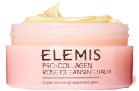 Thumbnail for ELEMIS Pro-Collagen Rose Cleansing Balm - 3-in-1 Daily Face Cleanser - Melts Away Waterproof Makeup and Sunscreen - Rose and Elderberry Oil - 100