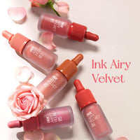 Thumbnail for Peripera Ink Airy Velvet Lip Tint | High-Pigmentation, Lightweight, Soft, Moisturizing (007 HEART GRAPEFRUIT)