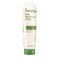 Thumbnail for Aveeno Daily Moisturizing Body Lotion with Soothing Prebiotic Oat, Gentle Lotion Nourishes Dry Skin With Moisture, Paraben-, Dye- & Fragrance-Free, Non-Greasy & Non-Comedogenic, 2.5 fl. oz, 3 Pack