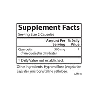 Thumbnail for Carlson - Quercetin, 500 mg, Seasonal Support, Skin Health, Optimal Wellness, 60 Vegetarian Capsules