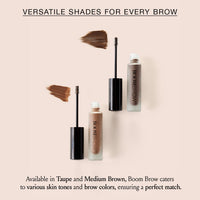 Thumbnail for Boom Brow ™ Easy-to-Apply Lightweight Brow Mousse, Moisturizing, Subtle Definition, Volume, Shape & Color Enhancement, Boom Beauty By Cindy Joseph Cosmetics - (Medium Brown)