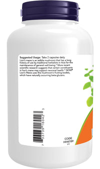 Thumbnail for NOW Foods Supplements Lion's Mane 500 mg Super Mushroom Made with Organic Lion's Mane Mushrooms 120 Veg Capsules