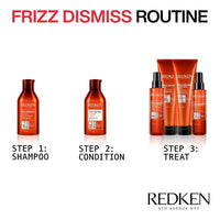 Thumbnail for Redken Frizz Dismiss Anti-Static Oil Mist | Frizz Control for All Hair Types | Tames Flyaways & Anti Frizz | With Babassu Oil | Sulfate Free | 4.2 Fl Oz