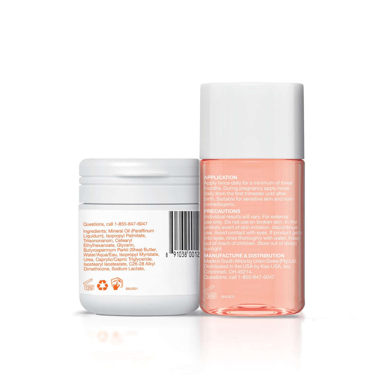 Bio-Oil Travel Skincare Bundle for Scars, Stretch Marks, and Dry Skin, Includes Skin Care Oil (2 oz) and Dry Skin Gel (1.7 oz)