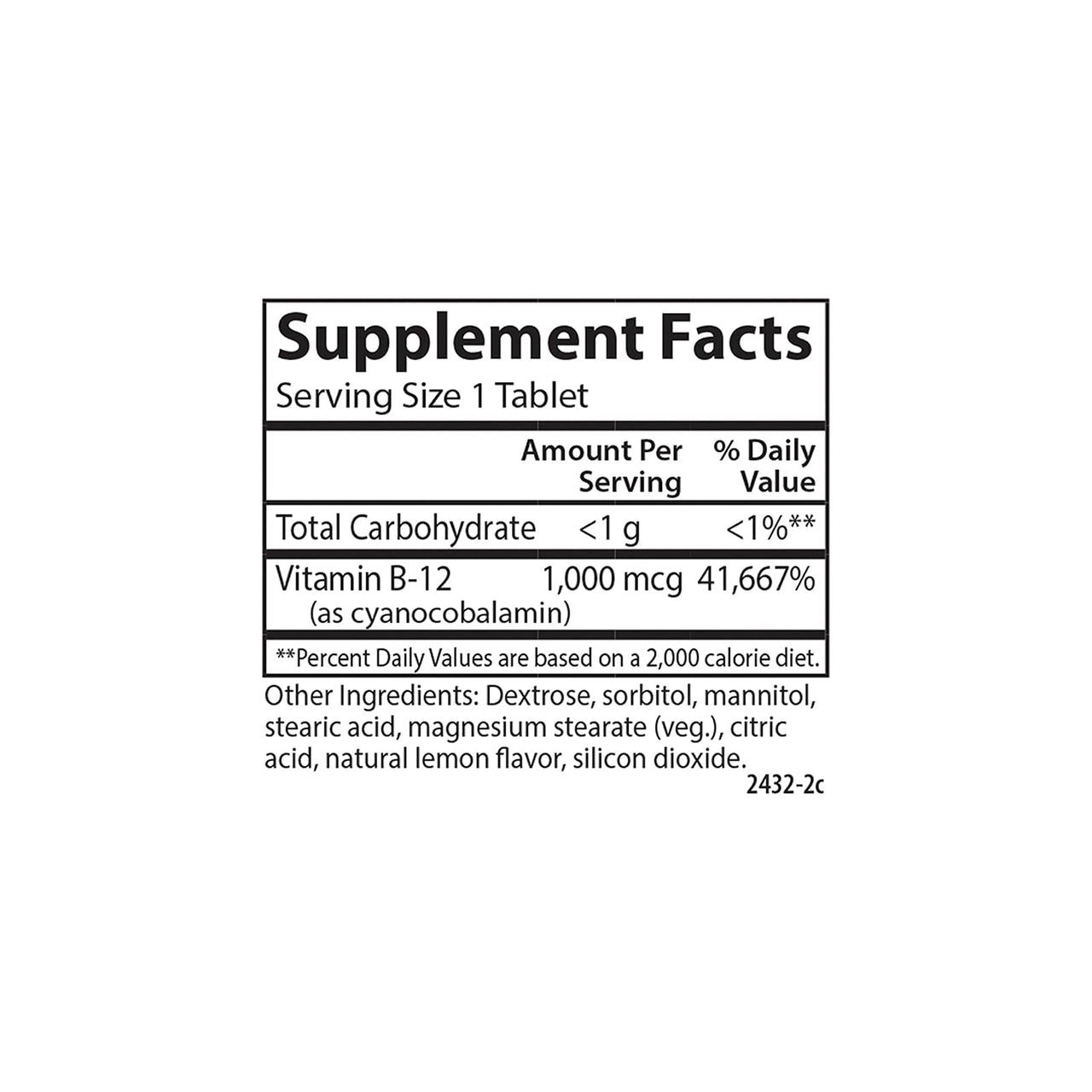 Carlson - Chewable B-12, 1000 mcg, Energy Production, Nerve Function & Optimal Wellness, Lemon, 180 tablets