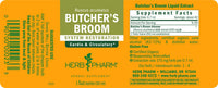 Thumbnail for Herb Pharm Butcher's Broom Liquid ExtraCount for Cardiovascular and Circulatory Support, 1 Fl Oz