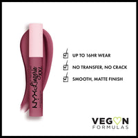 Thumbnail for NYX PROFESSIONAL MAKEUP Lip Lingerie XXL Matte Liquid Lipstick - Unlaced (Cool Toned Dusty Rose)
