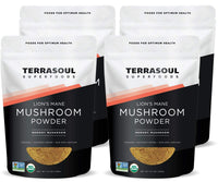 Thumbnail for Terrasoul Superfoods Organic Lion's Mane Mushroom Powder (4:1 Extract), 22 Ounces