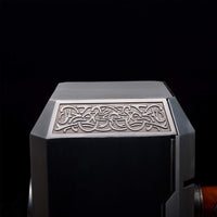 Thumbnail for Sword Valley Thor's Hammer With Base - Nordic Myth Metal War Hammer - 44.5cm/17.5