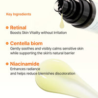 Thumbnail for MEDITHERAPY Retinal Skin Booster Serum | Retinaldehyde, Niacinamide Anti-Aging Serum - K-Beauty Facial Serum for Fine Lines, Firming & Radiance | Hydrating Face Serum All Skin Types, 5.07 fl oz