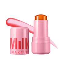 Thumbnail for Milk Makeup Cooling Water Jelly Tint – Long-Lasting Sheer Lip + Cheek Stain with Firming Vegan Collagen + Hydrating Aloe – Transfer Proof, Buildable Lip Tint + Blush – Fizz (Soft Peach), 0.17 oz