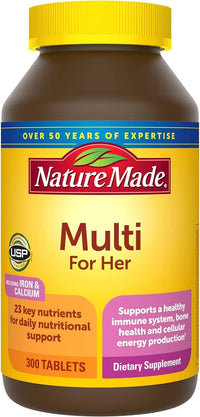 Thumbnail for Nature Made Women's Multivitamin Tablets, 300 Count for Daily Nutritional Support