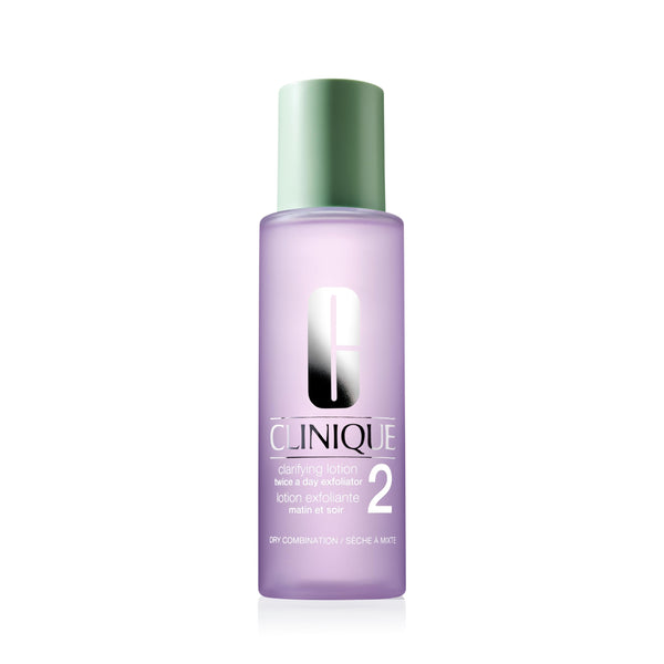 Clinique 3-Step Clarifying Lotion Face Exfoliator For Dry Combination Skin Types, Dry Combination Skin, 6.7 Fl Oz