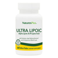 Thumbnail for NaturesPlus Ultra Lipoic - 60 Bi-Layered Mini-Tabs - Supports Free Radical Defenses with Probiotics, Nutrients & Whole Food Concentrates - Gluten Free - 30 Servings