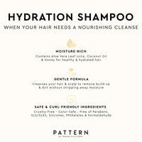 Thumbnail for PATTERN Beauty by Tracee Ellis Ross Hydration Shampoo w Honey, Aloe Vera, Biotin and Tea Tree Leaf Oil for Curly Hair 3a-4c, 25 Fl Oz