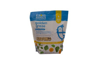 Thumbnail for Strong Animals Golden Graze - Daily Snack for Chickens containing Oregano Essential Oil, Multi-Grains, Cracked Corn, Oyster Shells, Marigold Petals and Flaxseed (5 lbs)
