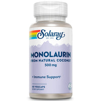 Thumbnail for SOLARAY Monolaurin 500mg from Natural Coconut - Monolaurin Supplement for Powerful Nutritive Support - Lab Verified - 60 Servings, 60 VegCaps