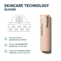 Thumbnail for Prequel Skin Scar Solutions 60% Silicone Scar Stick. Thick Solid Velvety Film for Scars. Formula Infused with Centella Asiatica Extracts and Vitamin E. Soothing and Occlusive