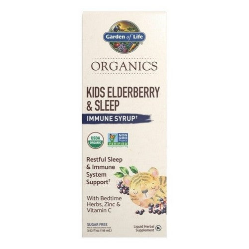 Garden of Life Organics Kids Elderberry and Sleep Syrup 3.92 Oz
