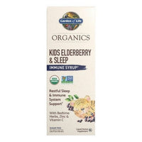 Thumbnail for Garden of Life Organics Kids Elderberry and Sleep Syrup 3.92 Oz