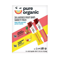 Thumbnail for Pure Organic Fruit Layered Bars 28 count