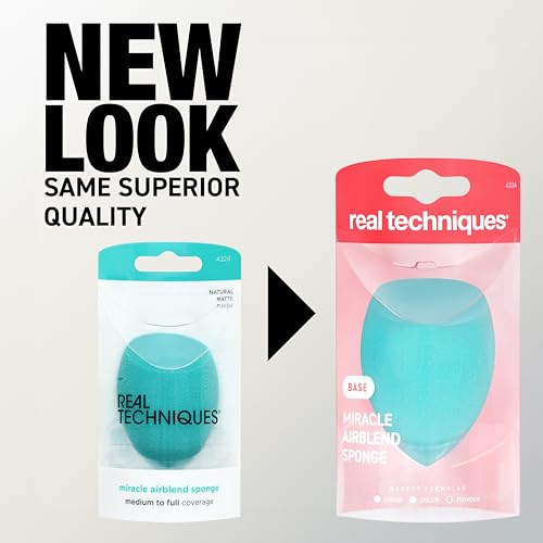 Image 6 of Real Techniques Miracle Airblend Makeup Sponge, 1 Count