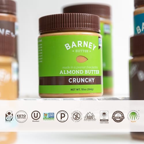 Image 5 of Barney Butter Almond Butter, Crunchy, 10 Ounce Jar