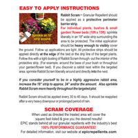 Thumbnail for Epic REPELLENTS Rabbit Scram All Natural Granular Repellent - All-Natural, Animal, People and Pet Safe Granule (25 lb Pail)