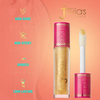 Thumbnail for Juvia's Place Lip Gloss Glass It's Electric - Gold Shimmer,16 oz, Clear, Plump, Long Lasting Non-Sticky Luscious High Shine,Glides on Richly Glossy and Smooth