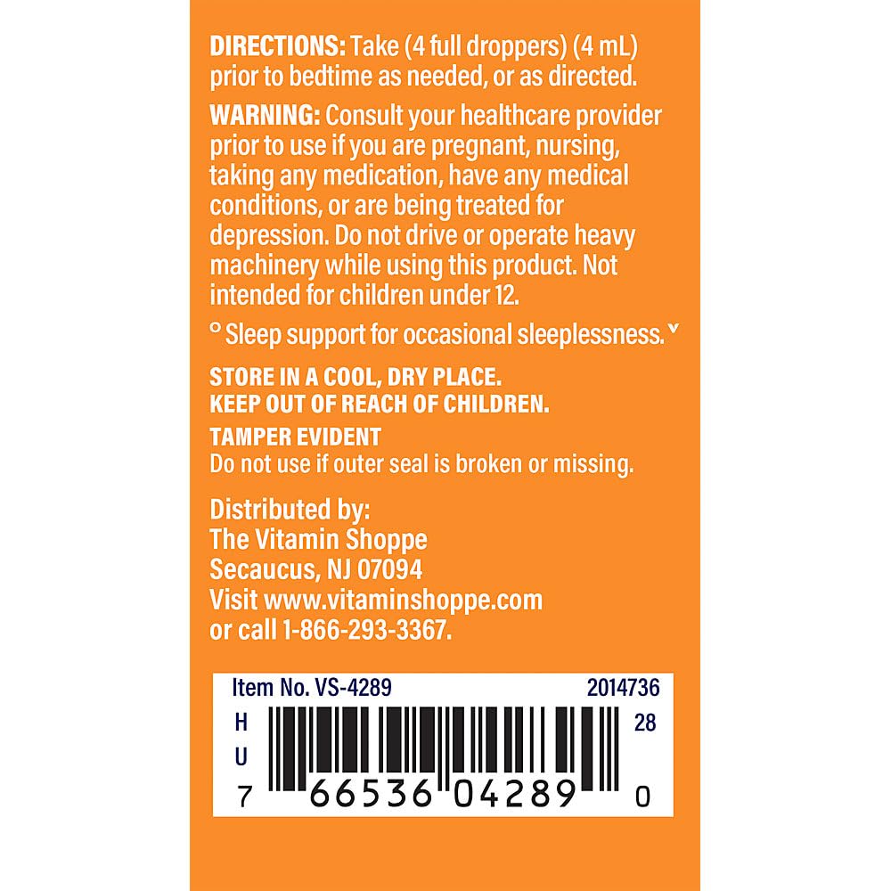 The Vitamin Shoppe Melatonin - Sleep Support, Restful Sleep & Healthy Sleep Cycle, Natural Sleep Aid