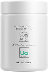 Thumbnail for Codeage Liposomal Urolithin A Supplement 500mg Per Serving + Resveratrol, Betaine, CoQ10, Ellagitannins - A New Frontier Beyond NADH, NMN, NAD, NR, and PQQ Vitamins - Bioavailable - 60 Capsules
