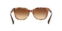 Thumbnail for Coach HC8132 Sunglasses, Light Brown Confetti Tortoise/Brown Gradient, 57 mm