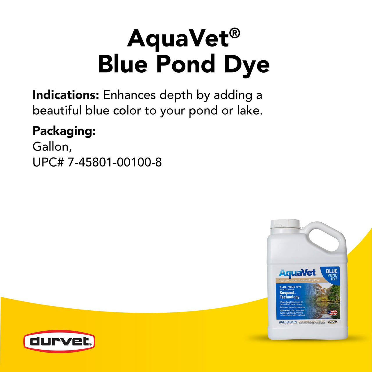 Durvet AquaVet Blue Pond Dye - Gallon