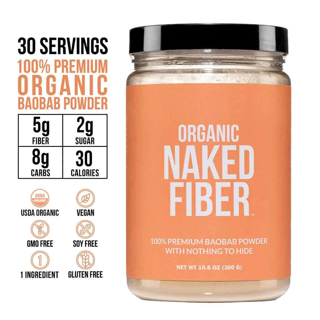 NAKED Fiber Organic Baobab Powder Fiber Supplement