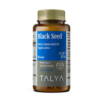 Thumbnail for TALYA Black Seed Oil Softgel with High Thymoquinone - Immune Support - Digestive Health - Brain Function - Joint Mobility - Cold-Pressed from Non-GMO Turkish Black Cumin Nigella Sativa Seeds