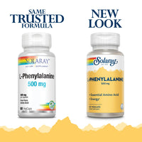 Thumbnail for SOLARAY L-Phenylalanine Veg Cap (Btl-Plastic) 500mg | 60ct