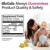 Thumbnail for BioGaia Protectis Baby Probiotic Drops | Baby Essentials for Colic & Gas Relief | Safe for Newborns | Ease Crying, Fussing, Colic, Gas, Spit-ups & Constipation | No Dairy, Soy & Gluten | 5mL