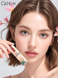 Thumbnail for CATKIN Lip Balm Tinted Color Changing Lipstick Ultra Hydrating Lip Moistrurizer Lip Care with Vitamin E Nourishing For Cracked & Dry Lips 0.12 oz C04 Rainbow