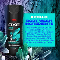 Thumbnail for AXE Body Wash Apollo 4 Count for Long Lasting Freshness Sage & Cedarwood Men's Body Wash with Odor-Busting Prebiotics 16 oz