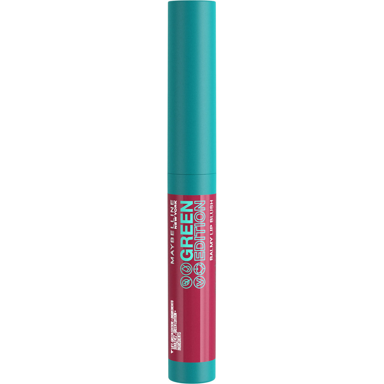 Maybelline Green Edition Balmy Lip Blush, Formulated With Mango Oil, Midnight, Blackberry Purple, 1 Count