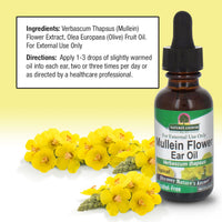 Thumbnail for Nature's Answer Alcohol-Free Mullein Flower Ear Oil