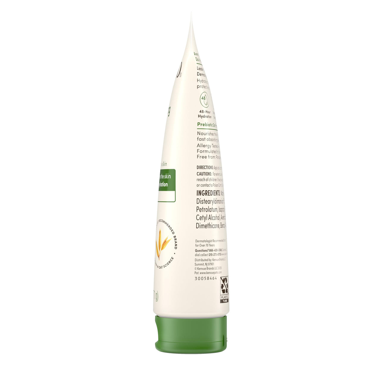 Aveeno Daily Moisturizing Body Lotion with Soothing Prebiotic Oat, Gentle Lotion Nourishes Dry Skin With Moisture, Paraben-, Dye- & Fragrance-Free, Non-Greasy & Non-Comedogenic, 2.5 fl. oz, 3 Pack